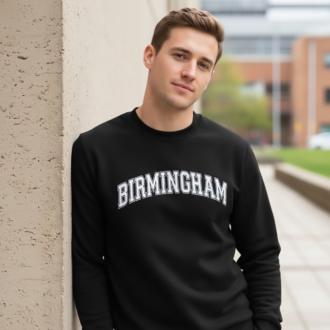 BIRMINGHAM Universitet-Style Tröja College Lång Ärmad Tröja (Skapare uppladdad)