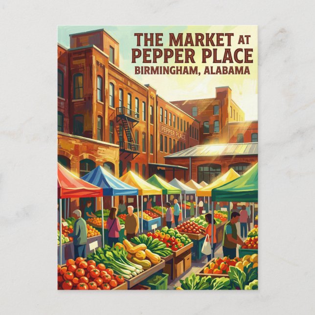 Birmingham USA Vykort (Framsida)