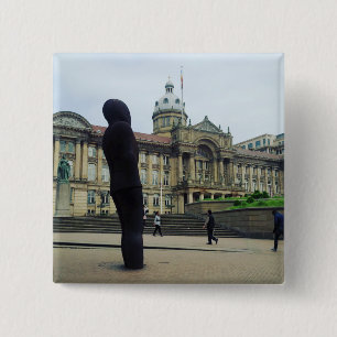Birmingham Victoria Square 3 Cm Round Badge Knapp
