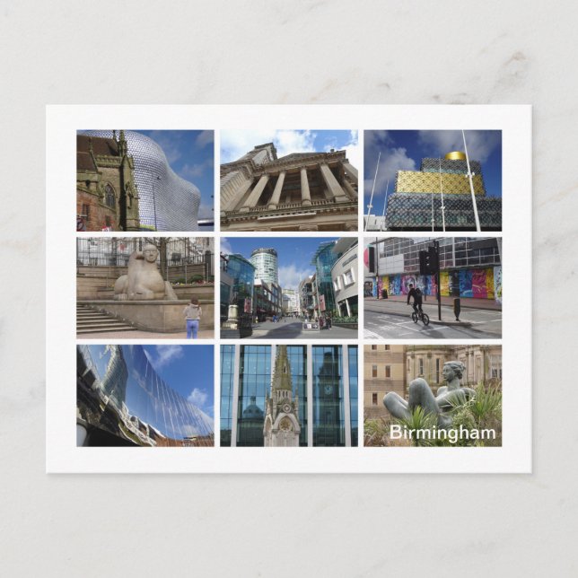 Birmingham Vykort (Framsida)