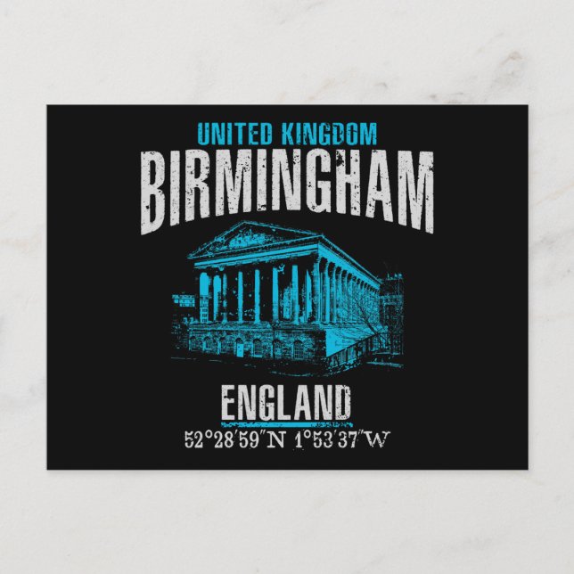 Birmingham Vykort (Framsida)