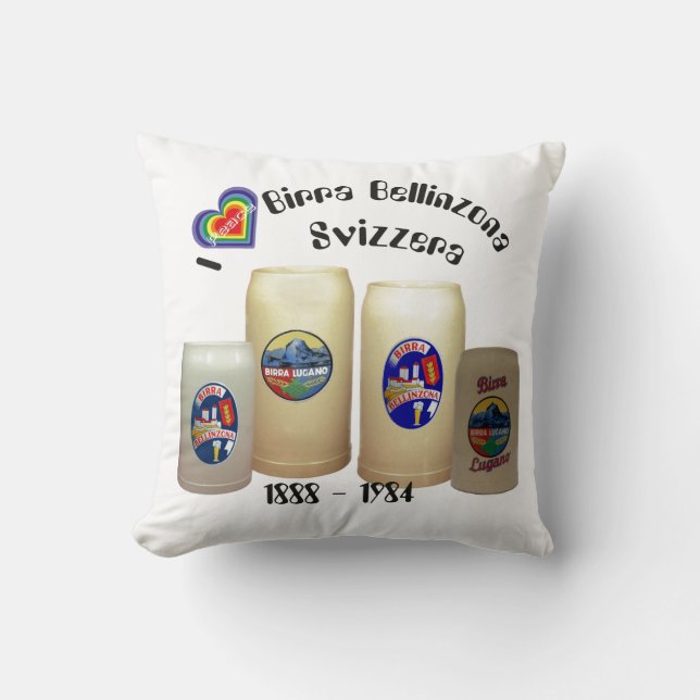 Birra Bellinzona Kissen Kudde (Framsida)