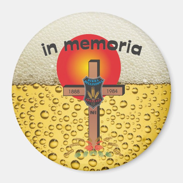 Birra Bellinzona Magnet (Framsidan)