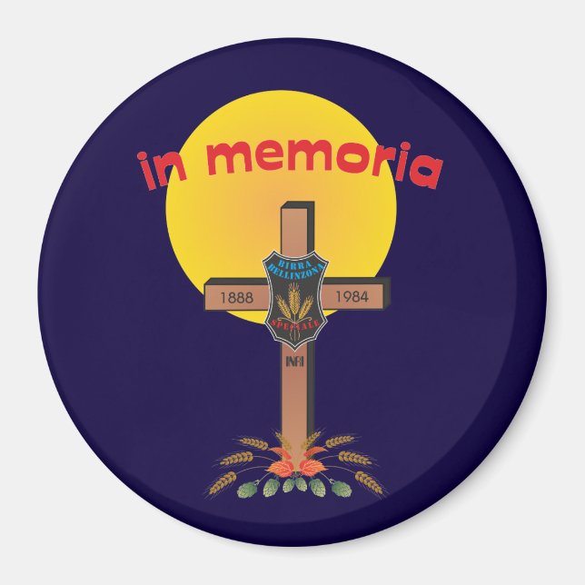 Birra Bellinzona Magnet (Framsidan)
