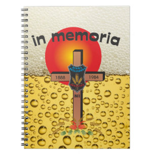 Birra Bellinzona Svizzera Nootbook Anteckningsbok Med Spiral