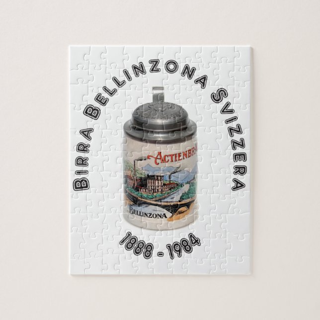 Birra Bellinzona Svizzera Puzzle Pussel (Vertikal)