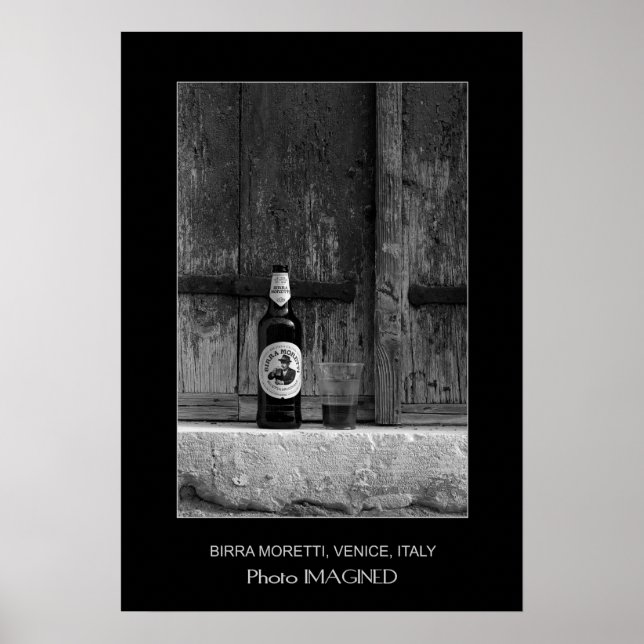 BIRRA MORETTI, VENICE, ITALIEN POSTER (Framsidan)