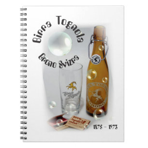 Birra Tognola Grono Svizra Nootbook Anteckningsbok Med Spiral