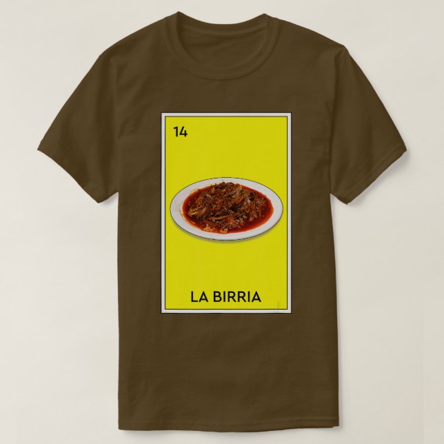 Birria Mexican Tacos Beef Stew Mexican Chivo Lastb T Shirt (Design framsida)