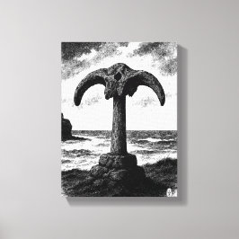 Birsay Whalebone – Orkney Ink Monument Canvastryck