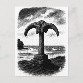 Birsay Whalebone – Orkney Ink Monument Vykort