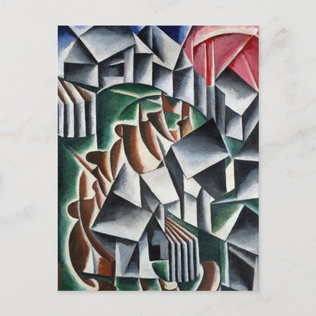 Birsk av Lyubov Popova Vykort (Framsida)