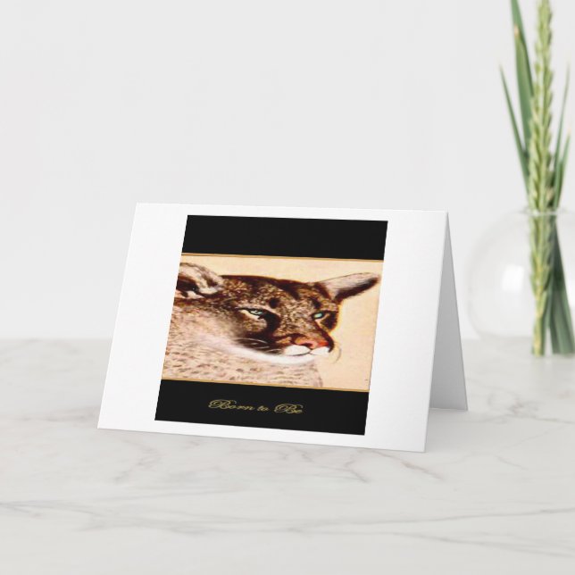 BIRTEDAKORT "BORN ATT VARA" KORT (Framsida)