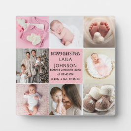  Birth Announcment Personalize 8 Photo christmas