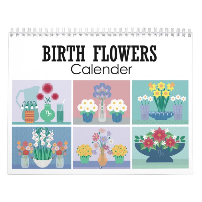Birth Flowers Kalender (Omslag)