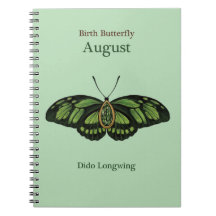 Birth Gemstone Butterfly (augusti) - Dido Longwing