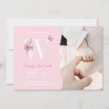 Birth Notification Girl Initial W