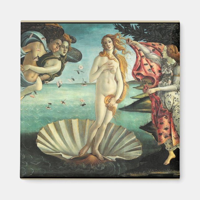 Birth Venus Botticelli Magnet (Framsidan)