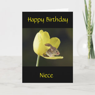 **BIRTHDAG FÖR MITT NIECE*-kort Kort