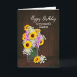 BIRTHDAG - MIN DAUGHTER - LAND FLÖDEN/VAS KORT<br><div class="desc">SE ANDRA PRODUKTER MED SAMMA BILD,  INKLUSIVE INVITATIONER ETC.</div>