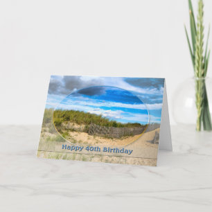 BIRTHDAY-40- BEACH/OCEAN/DUNES/SCENE KORT
