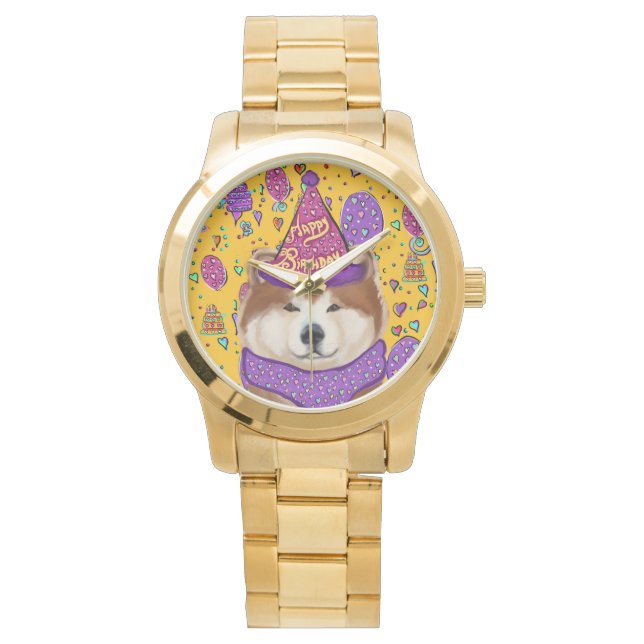 BIRTHDAY AKITA ARMBANDSUR (Framsida)