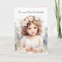 Birthday Angel Girl for Underbar Granddotter