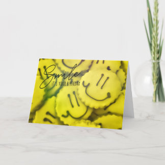 BIRTHDAY ANSIKTE Greeting Card Tack Kort
