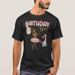 Birthday Ballerina Ballet Dancer Party Matching T Shirt