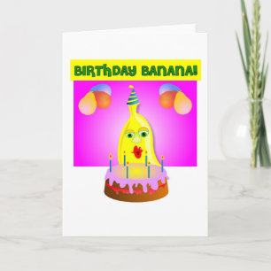Birthday Banana Kort