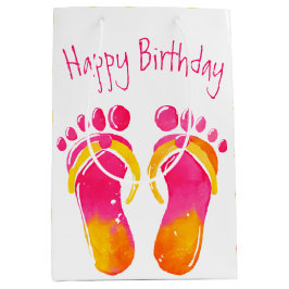 Birthday Bare Feet and Flip-flops