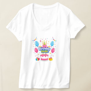 "Birthday Bash Vibes" T Shirt