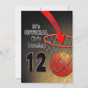 BIRTHDAY - BASKETBALL - 12:E INBJUDANDE INBJUDNINGAR