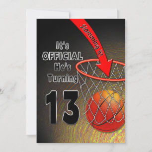 BIRTHDAY - BASKETBALL - 13:E ANBUDSINFORDRAN INBJUDNINGAR