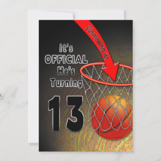 BIRTHDAY - BASKETBALL - 13:E ANBUDSINFORDRAN INBJUDNINGAR