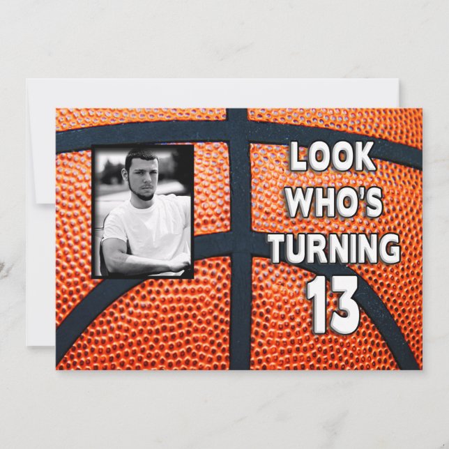 BIRTHDAY - BASKETBALL - 13:E INBJUDAN/FOTO INBJUDNINGAR (Framsida)