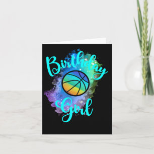 Birthday Basketball Girl Kort