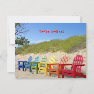 Birthday Beach Party Inbjudningar