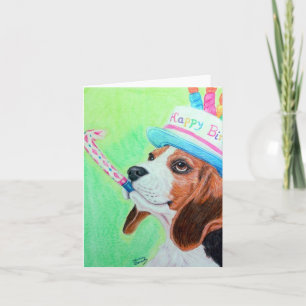 Birthday Beagle Kort