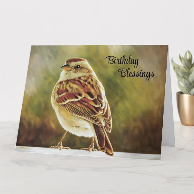 Birthday Blessrow - Birthday Card Kort (Liten växt)