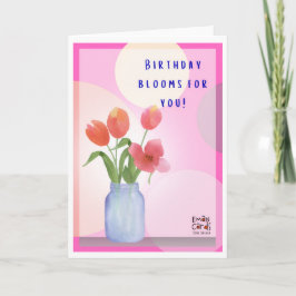 Birthday Blooms Card Kort