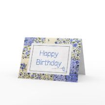 Birthday Blue Quilt med Nål