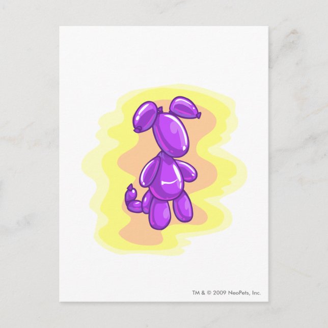 Birthday Blumaroo Vykort (Framsida)