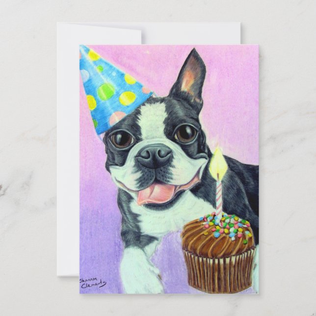 Birthday Boston Kort (Framsida)