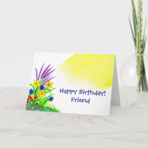 Birthday Bouquet Kort