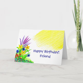 Birthday Bouquet Kort