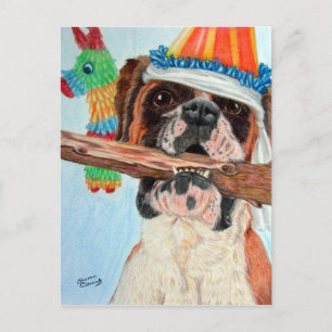 Birthday Boxer Vykort