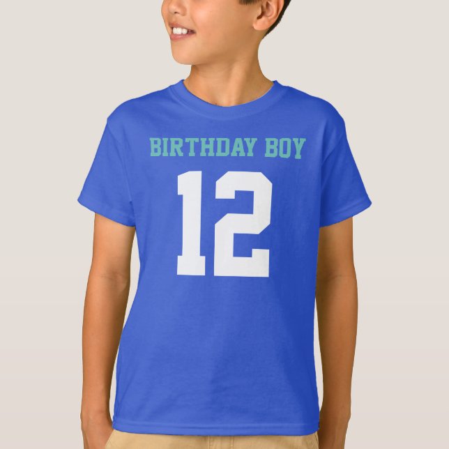 Birthday Boy 12 Tee (Framsida)