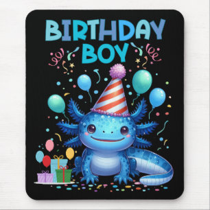 Birthday Boy Axolotl Vibes Cute Party Design Musmatta