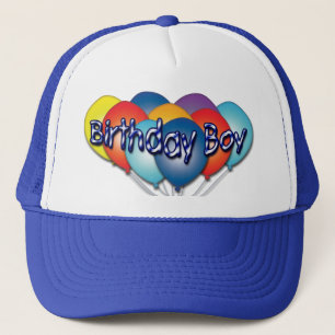 Birthday Boy Balloons Hat Keps
